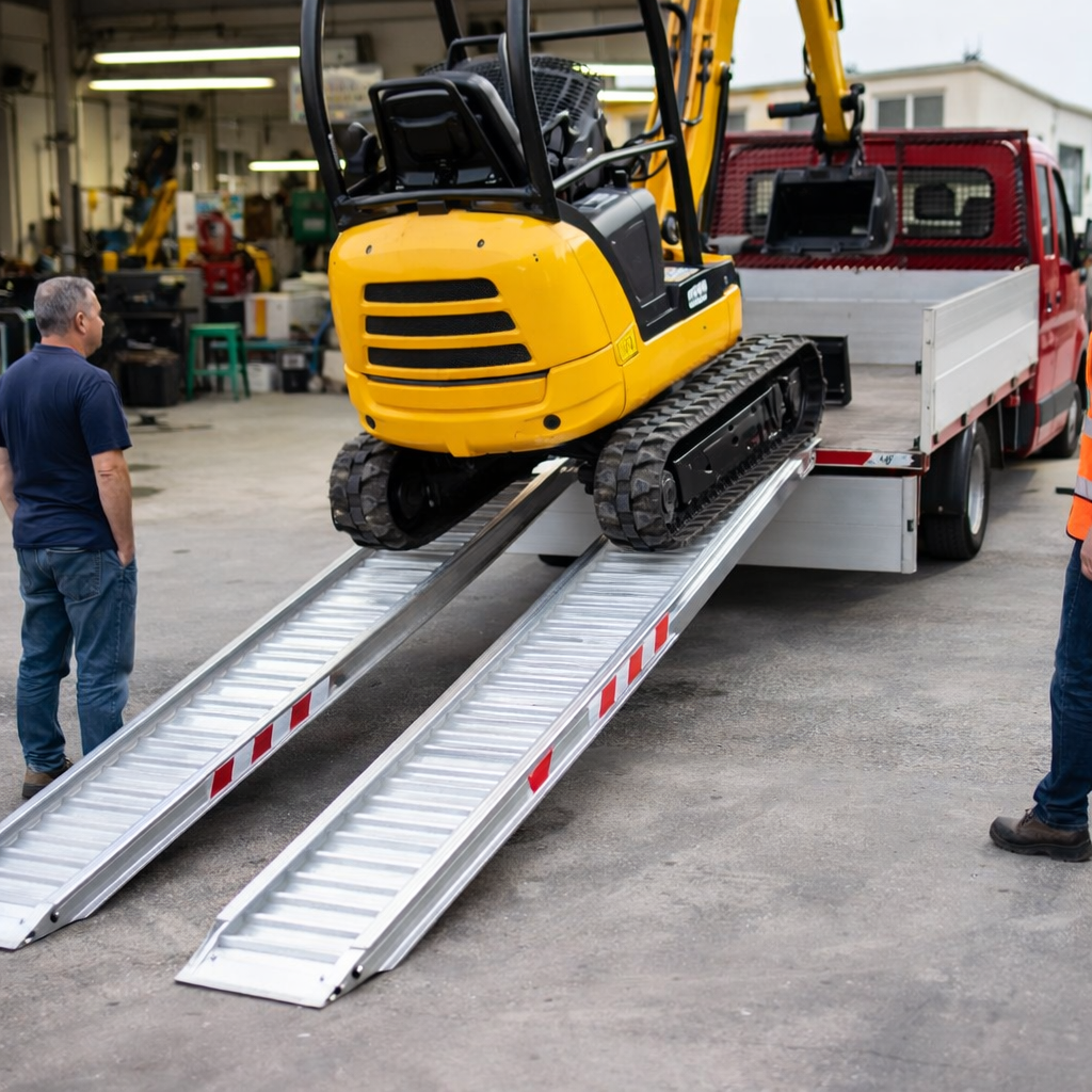 Aluminium Loading Ramps – 3000x300mm – 1670kg Capacity – Industrial Use