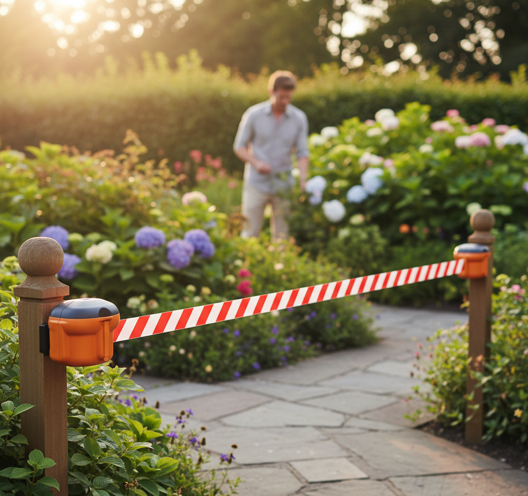 Premium Retractable Barrier System with 9m Belt Length and Compact Design for Efficient Area Cordoning