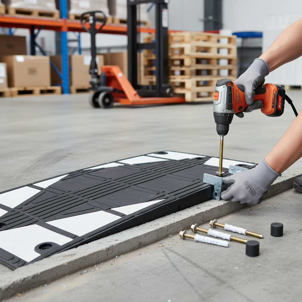 Heavy Duty Extra Long Kerb Ramp for Wheelchair Accessibility and Vehicle Access - 75mm Height with Textured Grip