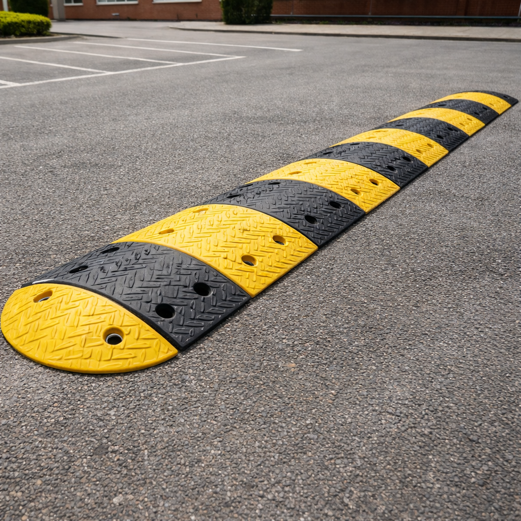 Speed Bump Kit – 75mm High x 4.5M Length – Heavy Duty – Traffic Control