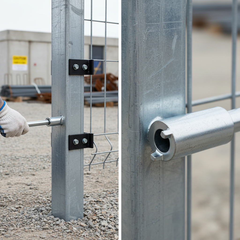 Premium Anti-Tamper Spanner Tool for Security Fence Fittings with Round Peg Type Design