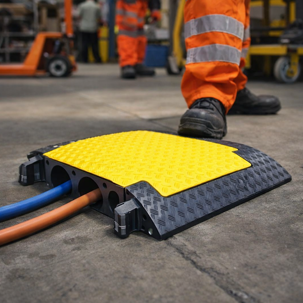 Cable Protector – 783mm W x 700mm L – Heavy Duty – Vehicle & Pedestrian Use