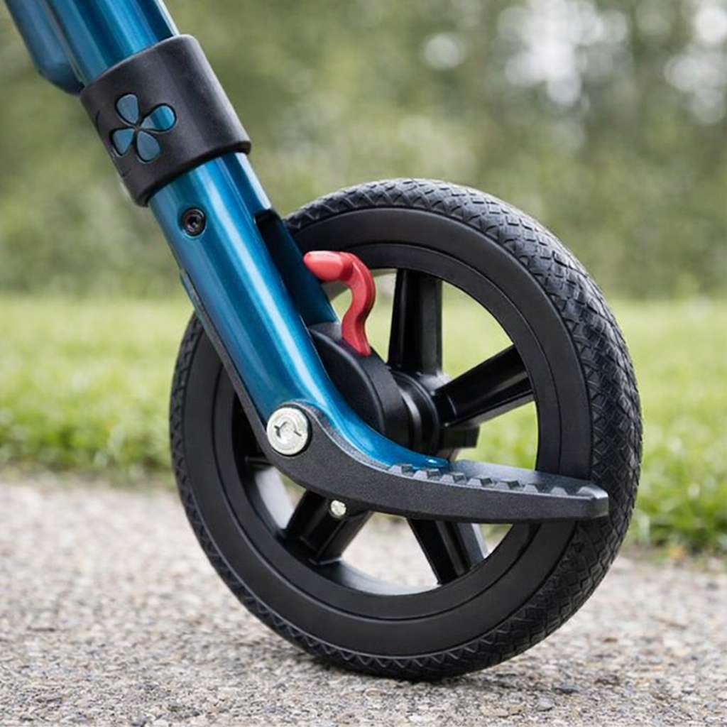 Rollator Grinding Brake – White – Adjustable Control – Mobility Aid