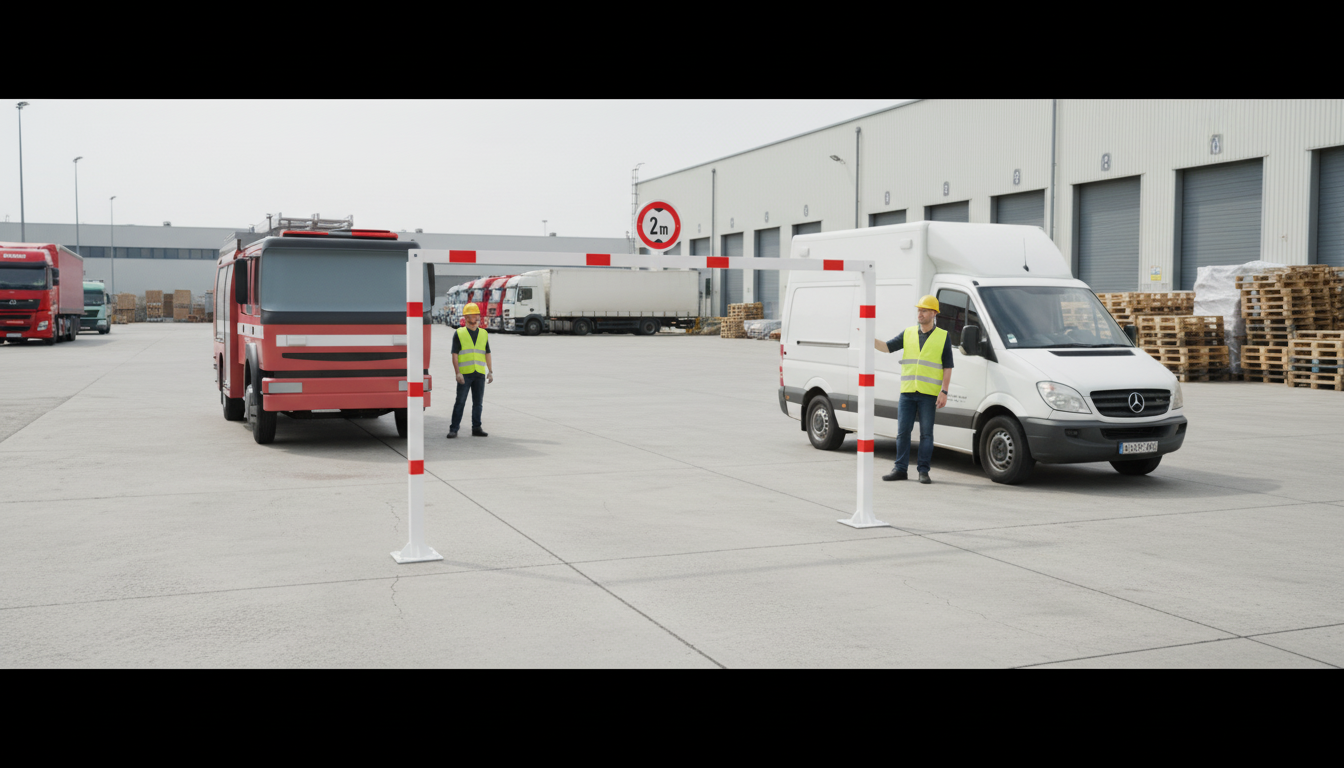 Premium Fixed Height Restriction Barrier 3000-6000 mm - Hot-Dip Galvanized Steel for Permanent Installation