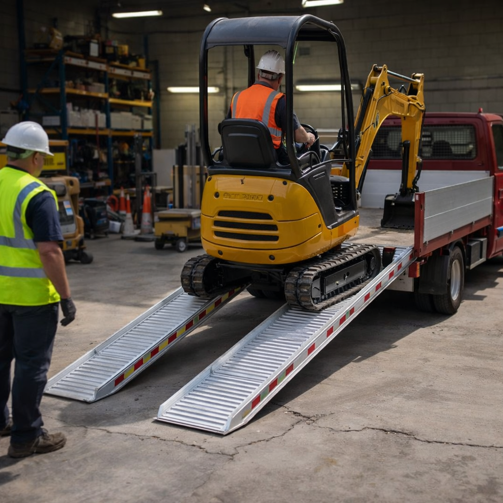 Aluminium Loading Ramps – 3000x300mm – 1670kg Capacity – Professional Use