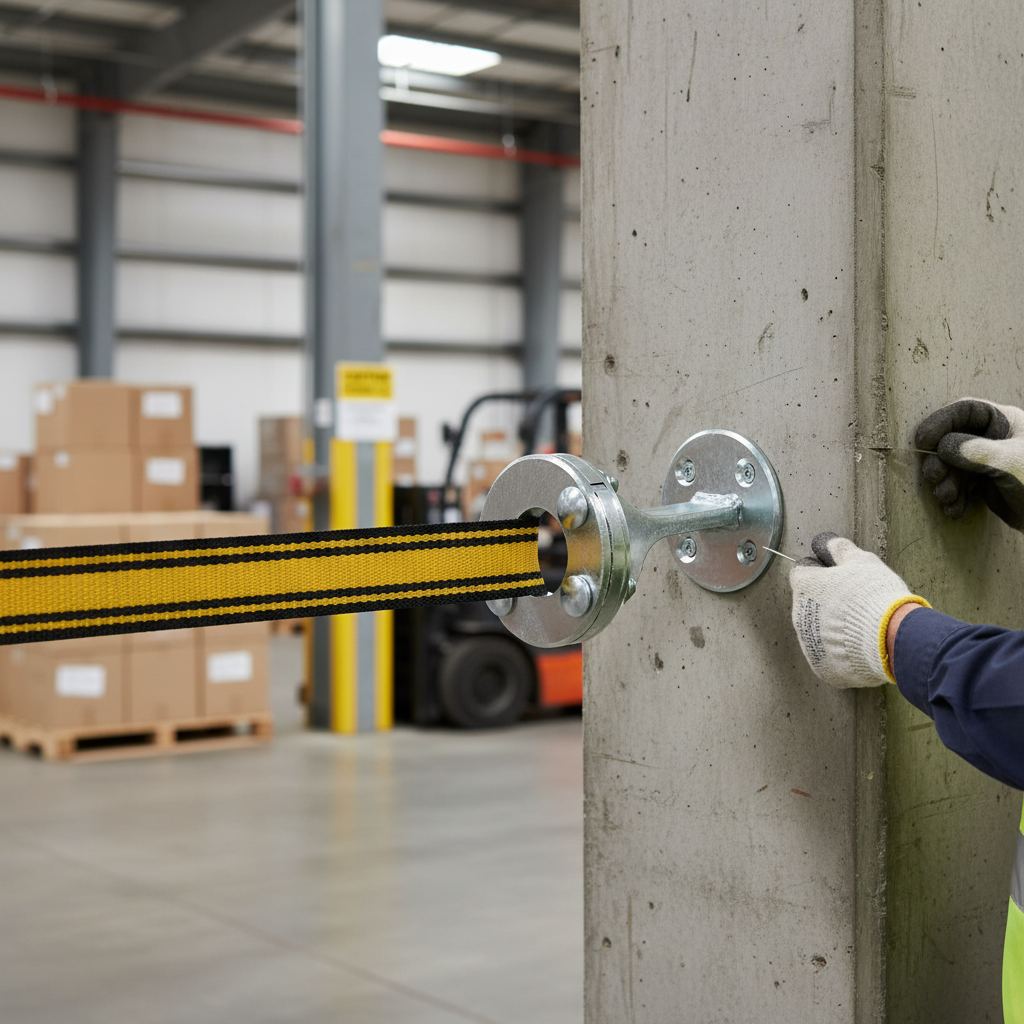 Premium Heavy Duty Wall Anchor Kit for Secure Barrier Installation with Padlock Option and Robust Steel... | Barriers Co