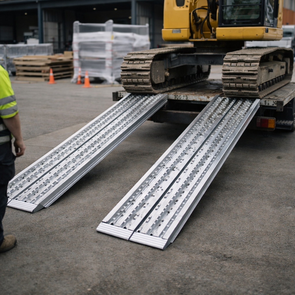 Heavy Duty Loading Ramps – 1000mm x 600mm – 58000kg Capacity – Industrial Use