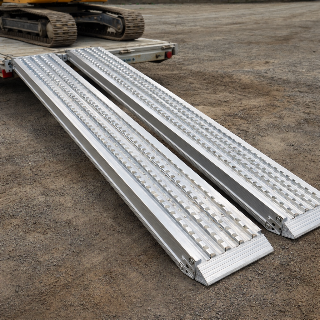 Heavy Duty Loading Ramps – 4500mm x 600mm – 12,000kg Capacity – Industrial Use