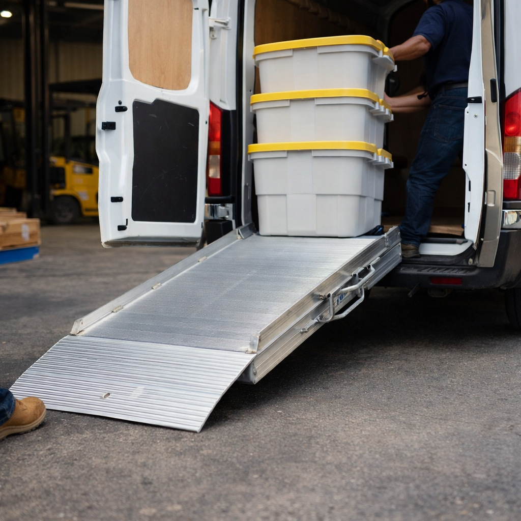 Folding Van Ramp – Heavy Duty – 350-1000kg Capacity – Commercial Use