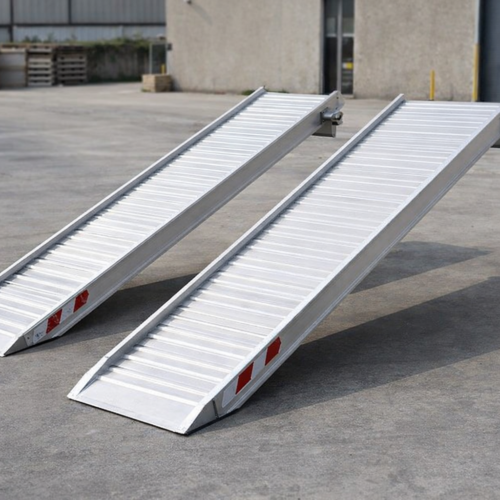 Extra Wide Aluminium Loading Ramps – 3500x500mm – 1000kg Capacity – Vehicle & Machinery