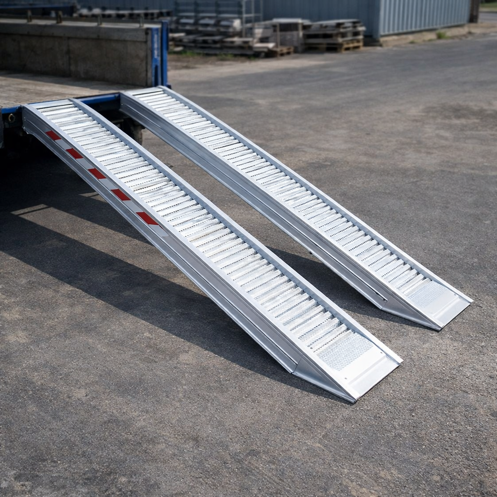Aluminium Loading Ramps – 3500mm x 580mm – 14000kg Capacity – Industrial Use