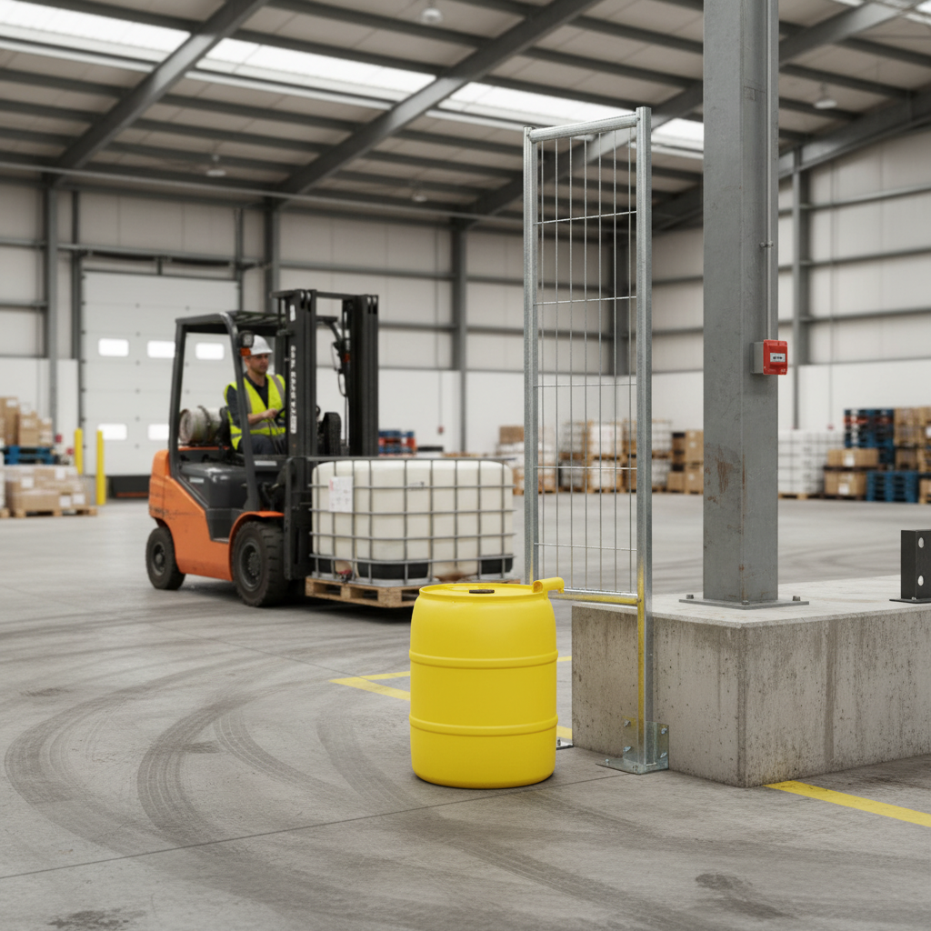 Heavy Duty Full Height Corner Mesh Barrier - Crash Tested Road Safety Solution for Improved Traffic Control | Barriers Co