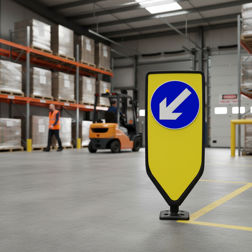 Premium Self-Righting Reflective Traffic Bollard for Enhanced Safety and Visibility