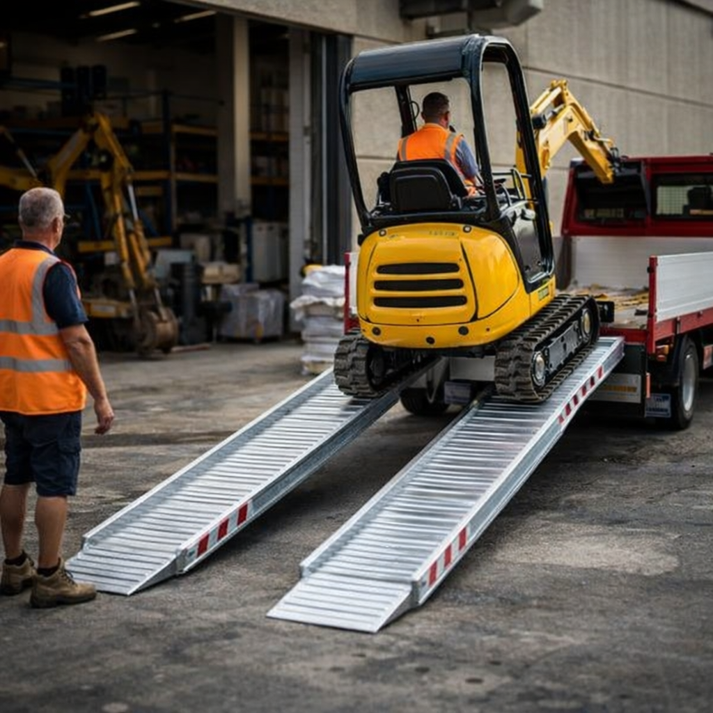 Aluminium Loading Ramps – 4000x500mm – 800kg Capacity – Vehicle Access