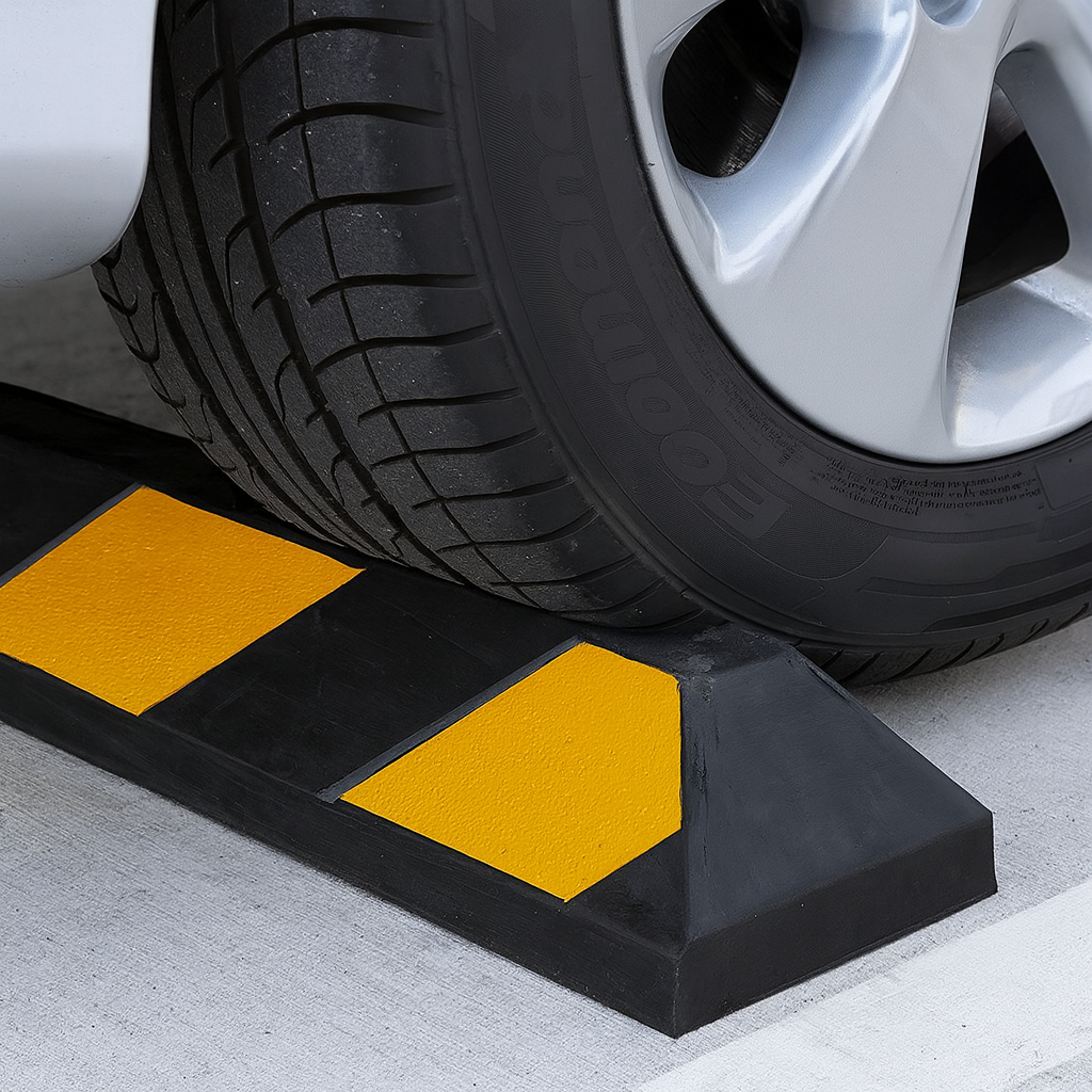 900mm Heavy-Duty Rubber Wheel Stop 2