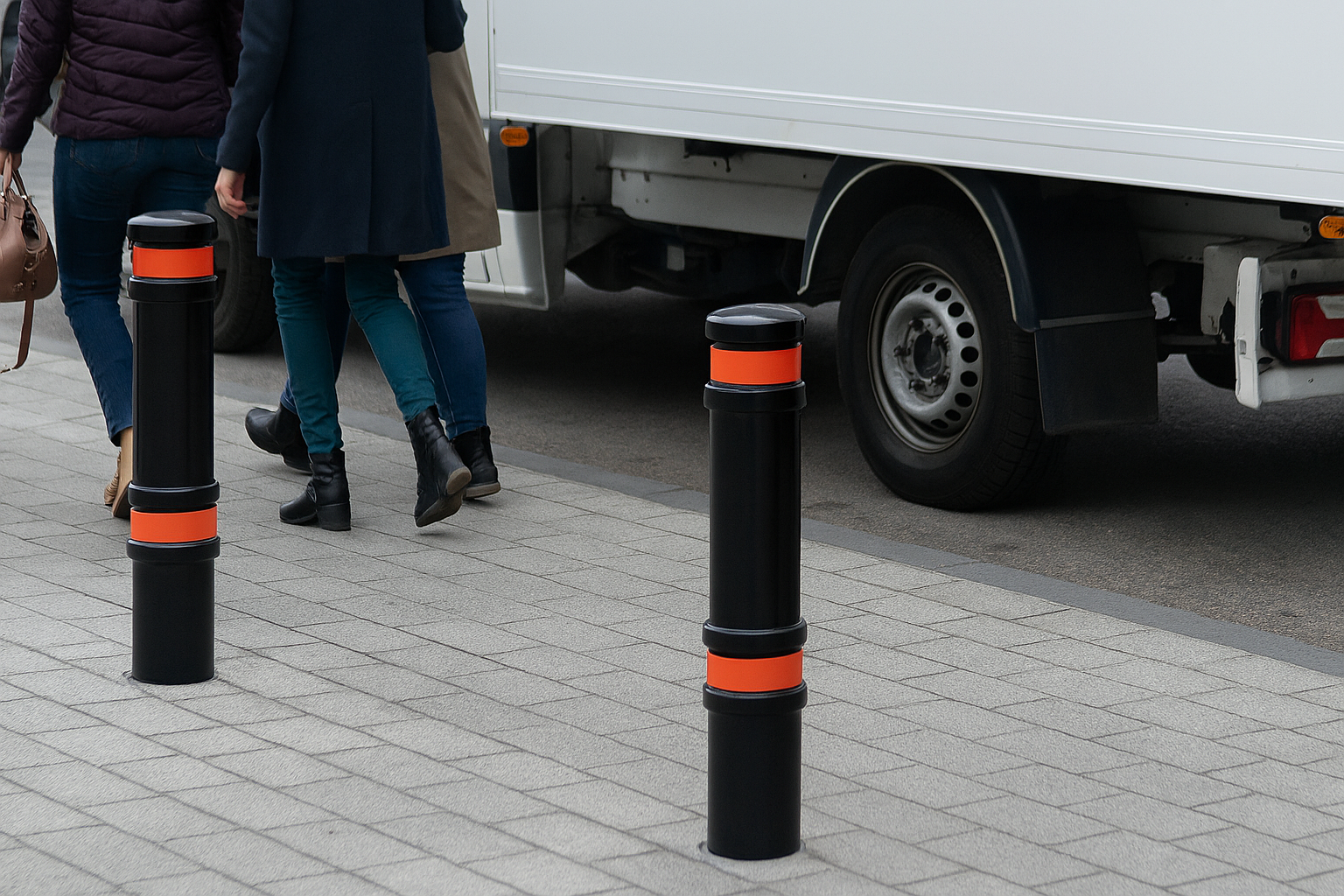 900mm MetraGuard Steel Bollard 2