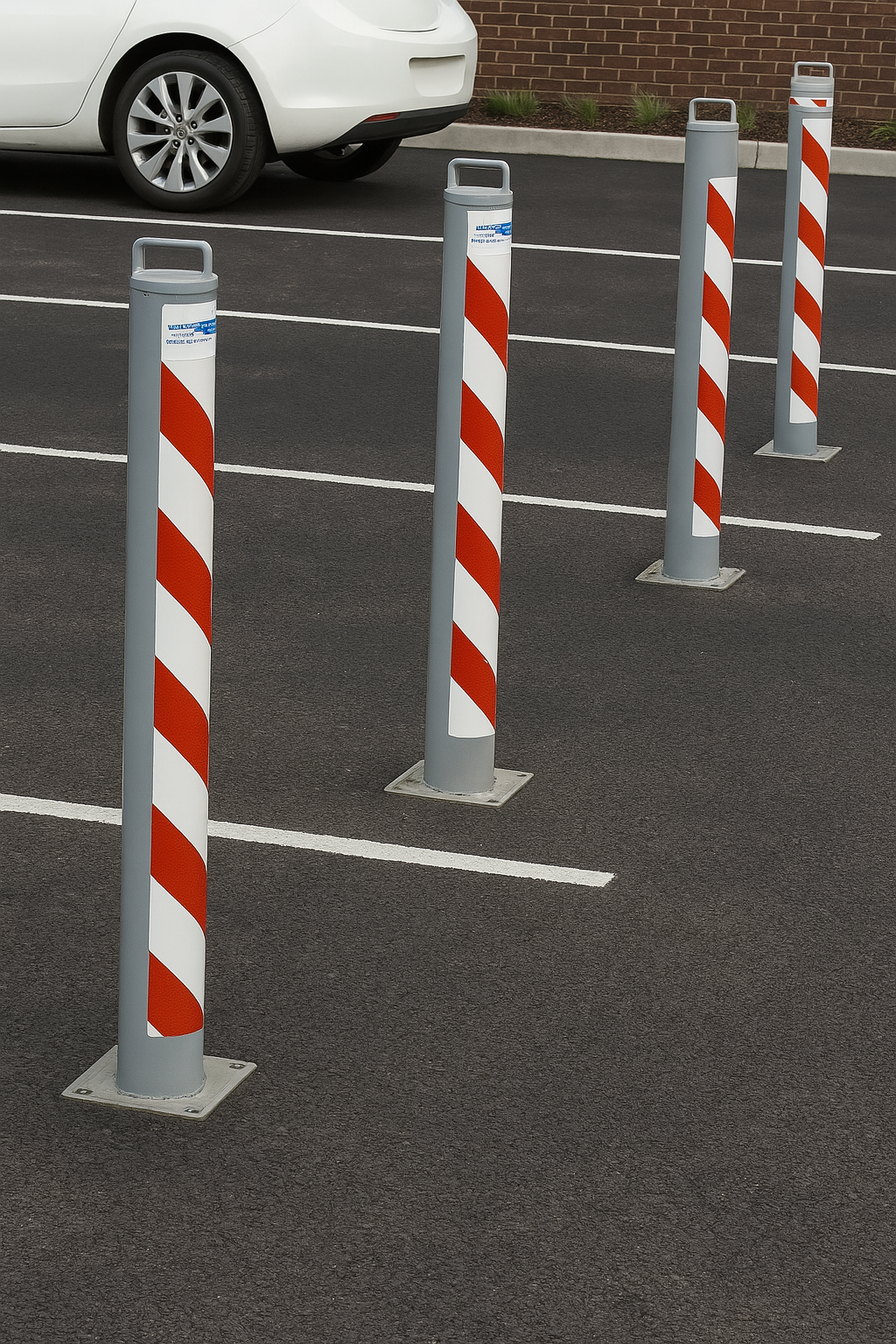 900mm Retractable Security Bollard with Integral Lock 2