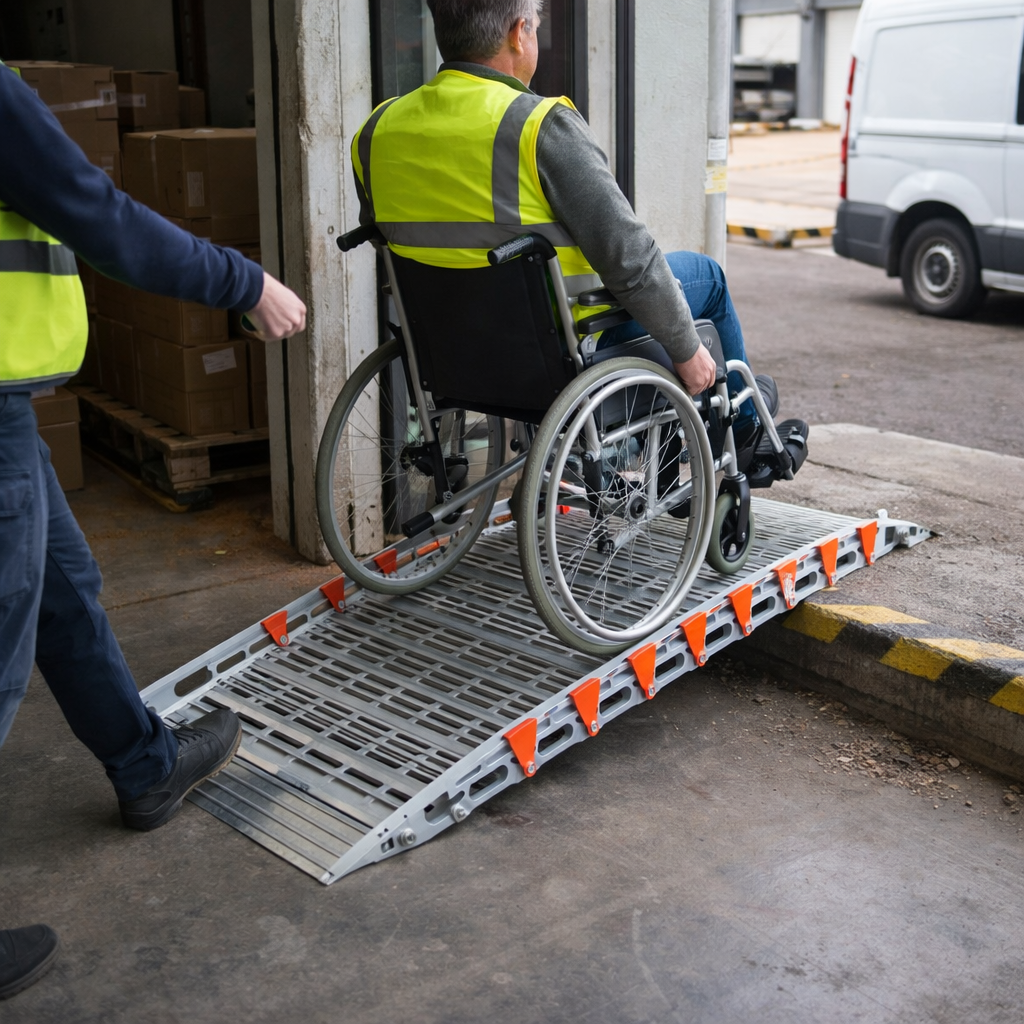 Rollable Access Ramp – 785mm Wide – 453kg Capacity – Wheelchair & Scooter Use