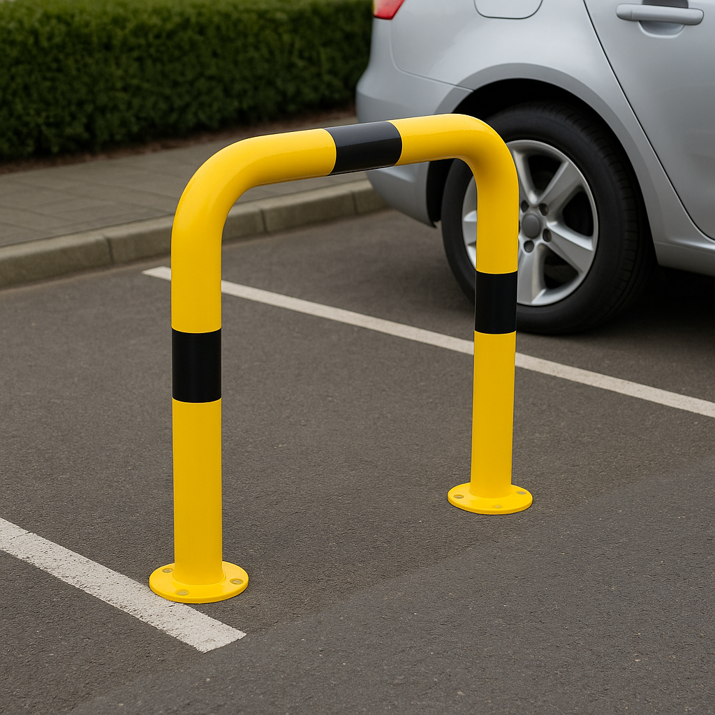 90mm Heavy-Duty U-Shaped Safety Bollard 2