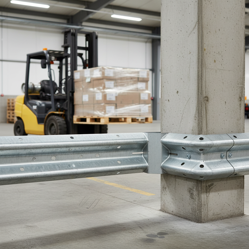 Premium Flexible Fabricated Internal Corner Barrier in Galvanised Steel for Enhanced Safety in Industrial Environments | Barr