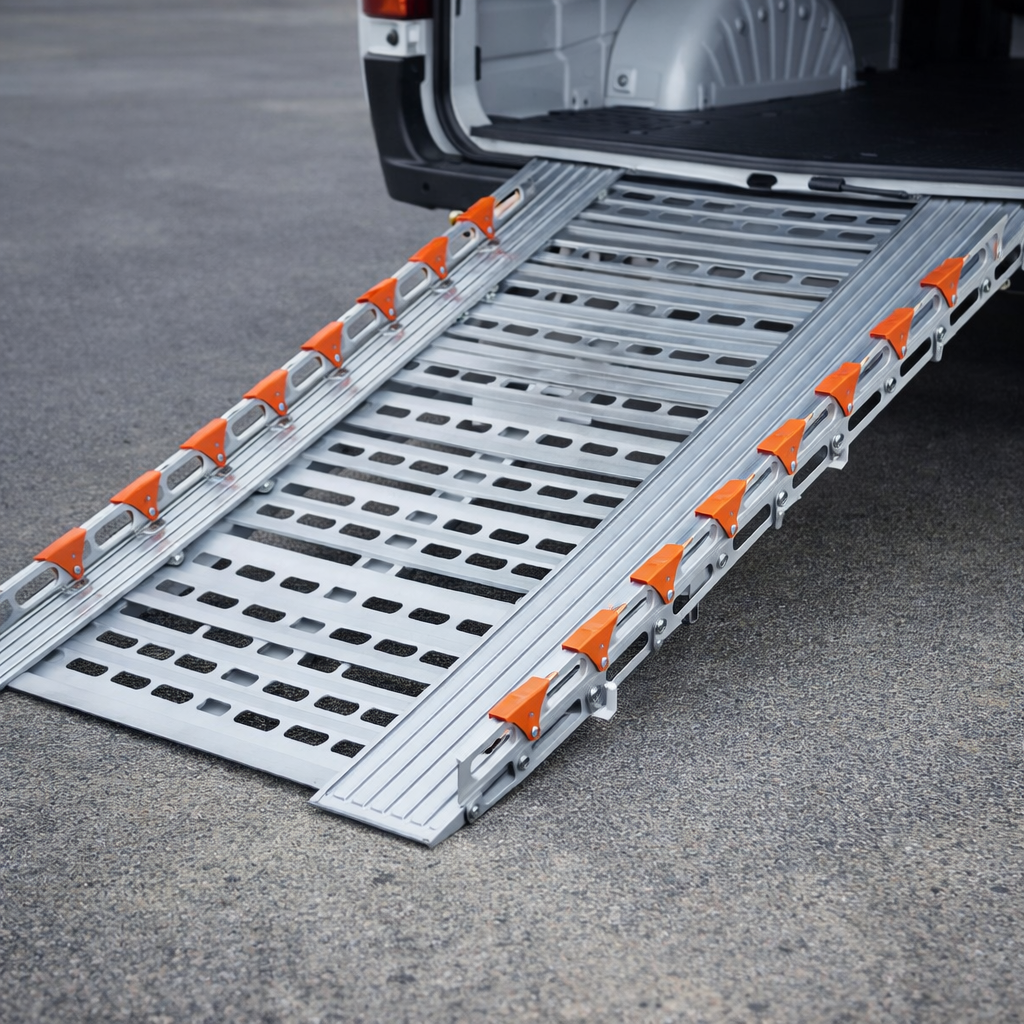 Rollable Loading Ramp – 935mm Wide – Aluminium – Equipment Loading
