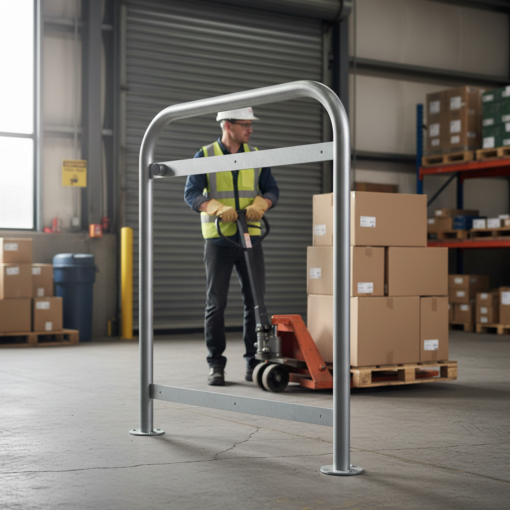 Premium Heavy Duty Galvanised Steel Door Guard for Indoor and Outdoor Use - Easy Installation and Durable Protection