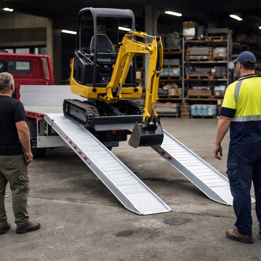 Aluminium Loading Ramps – 2500x360mm – 5000kg Capacity – Professional Use