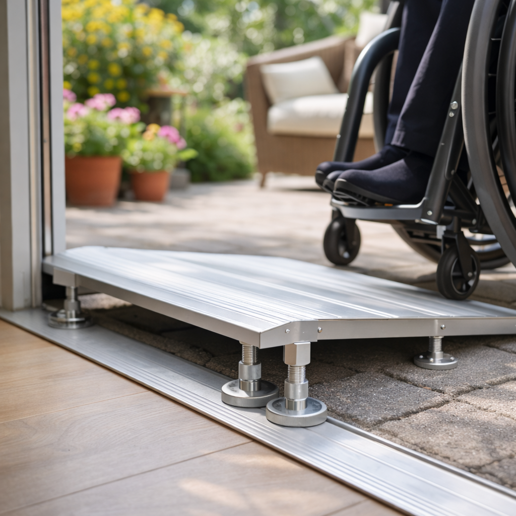 Adjustable Threshold Ramp Leg Kit – 70-265mm Height – Indoor/Outdoor
