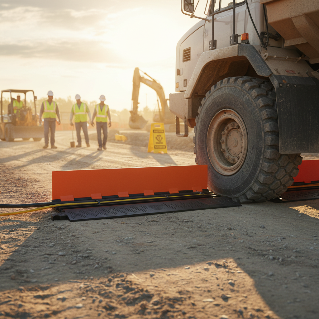 Premium 3 Channel Low Profile Cable Protector with Wheelchair Accessibility for Heavy Foot Traffic