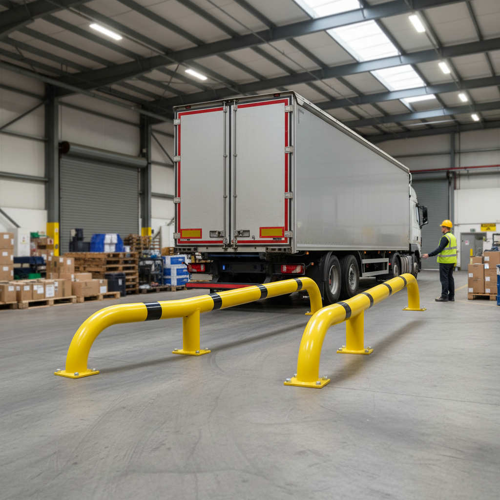 Premium Heavy Duty HGV Parking Guides - Durable Steel Wheel Guides for Safe Reversing and Dock Alignment | Barriers Co