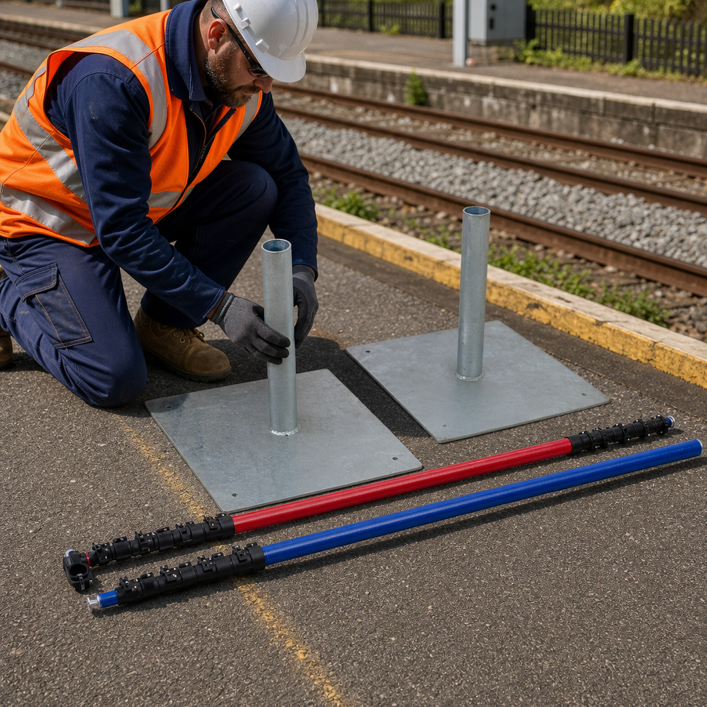 Blue Height Restriction Kits for Rail Industry