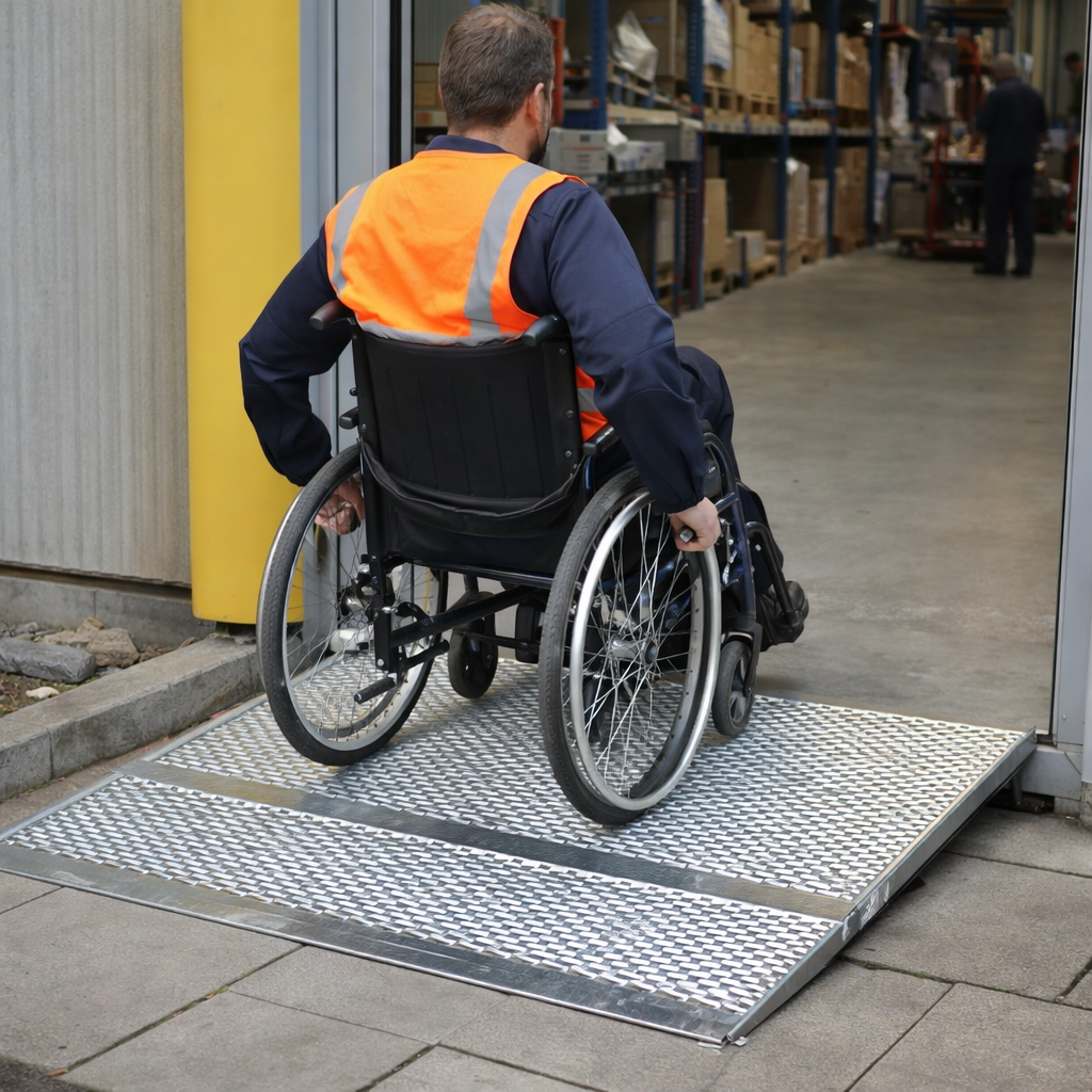 Mini Ramp Kit – Galvanised Steel – 300kg Capacity – Wheelchair Access