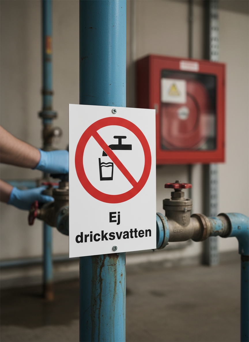 Premium Professional No Drinking Water Prohibition Sign - Durable Materials and Multiple Sizes for Effective Safety Communication