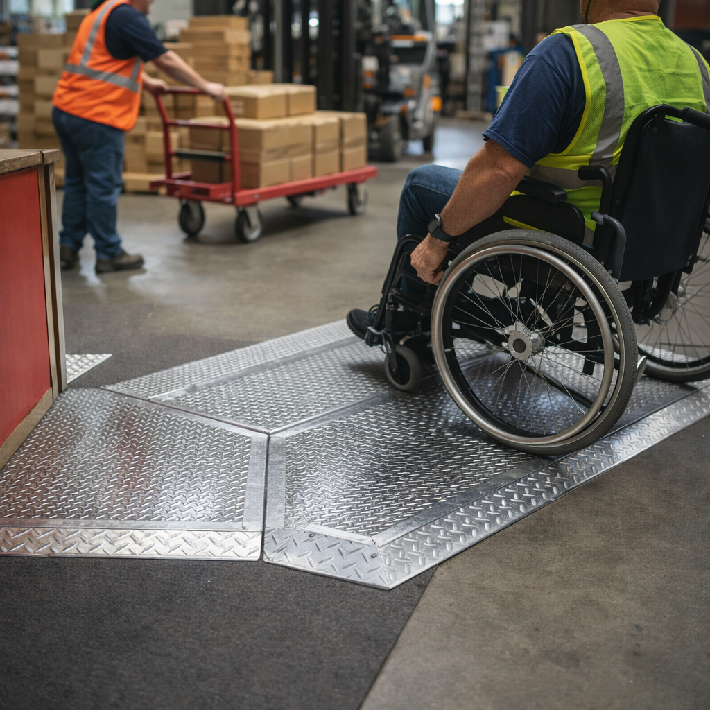 Mini Ramp Kit – 3 Side – Galvanised Steel, 300kg Capacity – Mobility Access