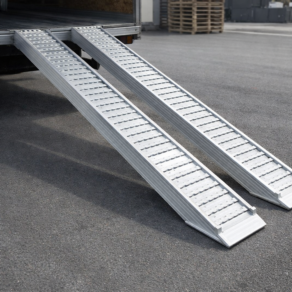 Aluminium Loading Ramps – 2500x520mm – Heavy Duty – Industrial Use