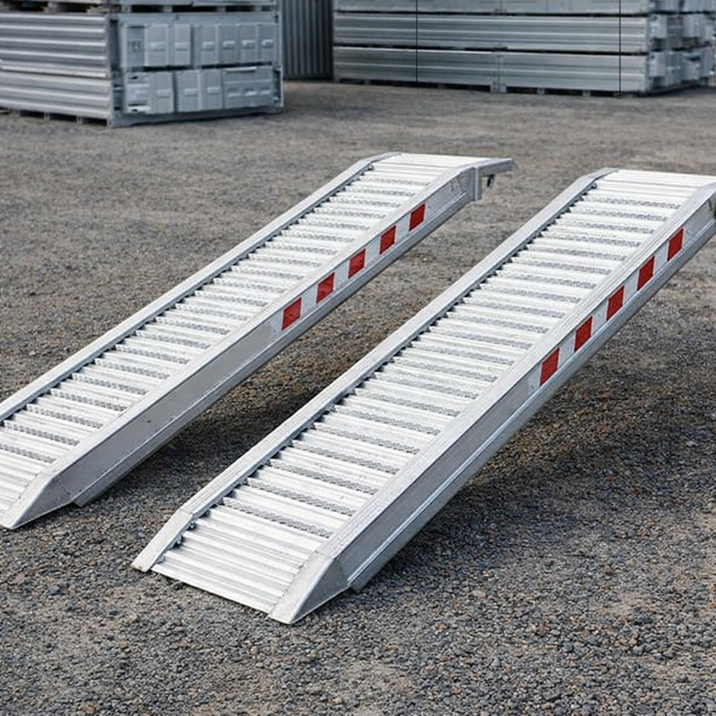Aluminium Loading Ramps – 5000mm x 360mm – 2290kg Capacity – Plant & Mini Digger Use
