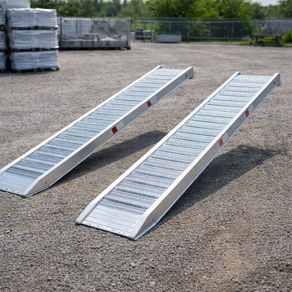 Aluminium Loading Ramps – 4500mm x 510mm – 5760kg Capacity – Plant & Digger Use