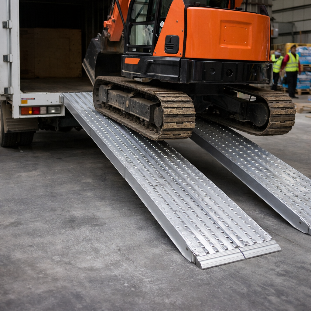Heavy Duty Loading Ramps – 2500mm x 600mm – 48,000kg Capacity – Industrial Use