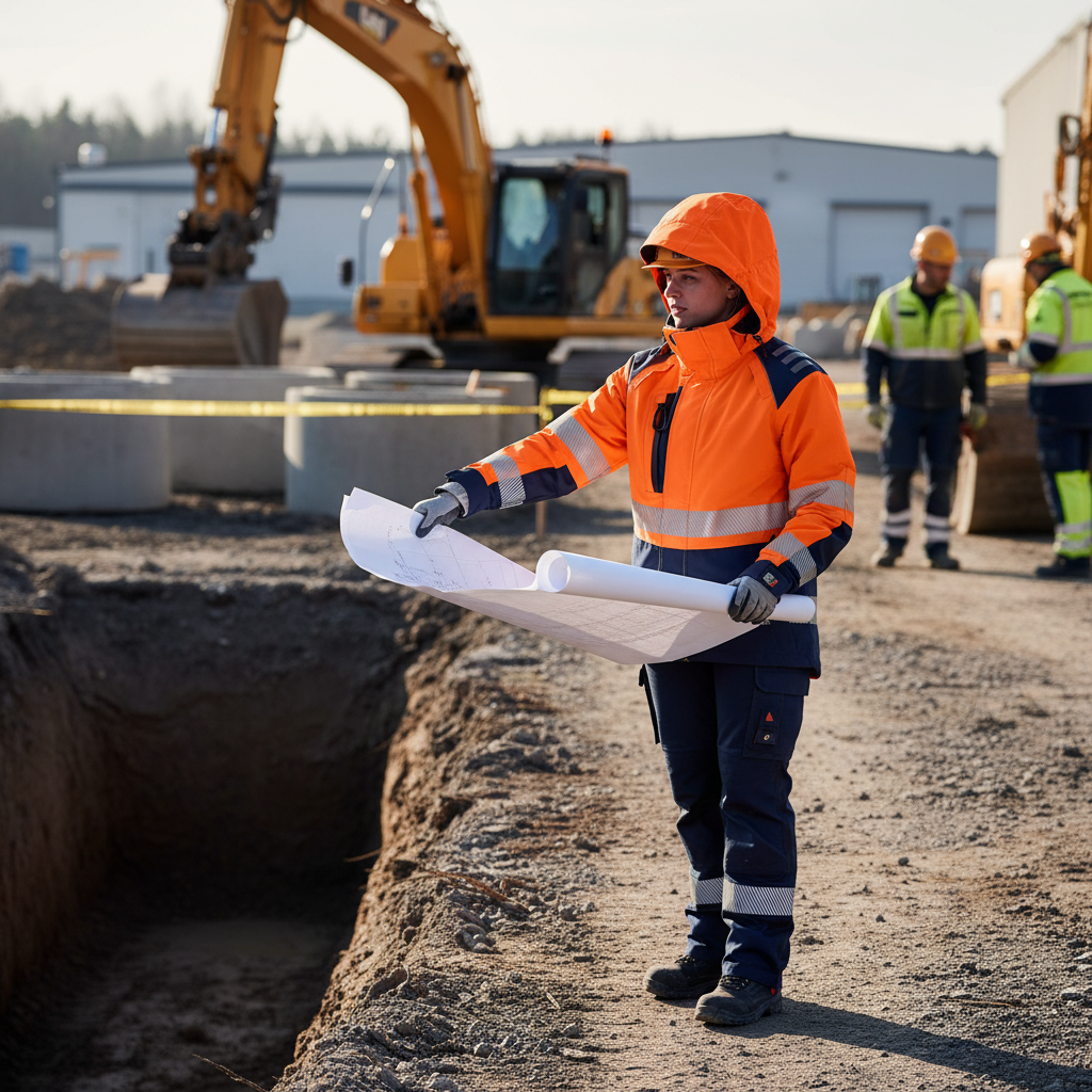 Professional Women's Hi-Vis Shell Jacket - Windproof, Waterproof with Detachable Hood and Ventilation Features