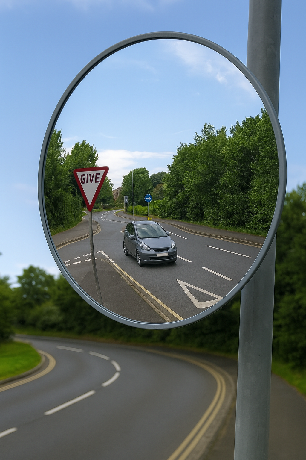 Acrylic Convex Safety Mirror for Indoor Use 3