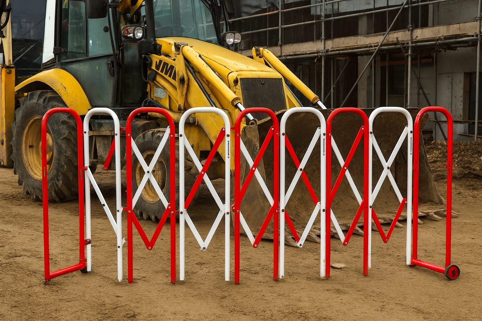 Armorgard InstaGate IG4 – 4 ft Collapsible Safety Barrier • High-Visibility Red/White 2