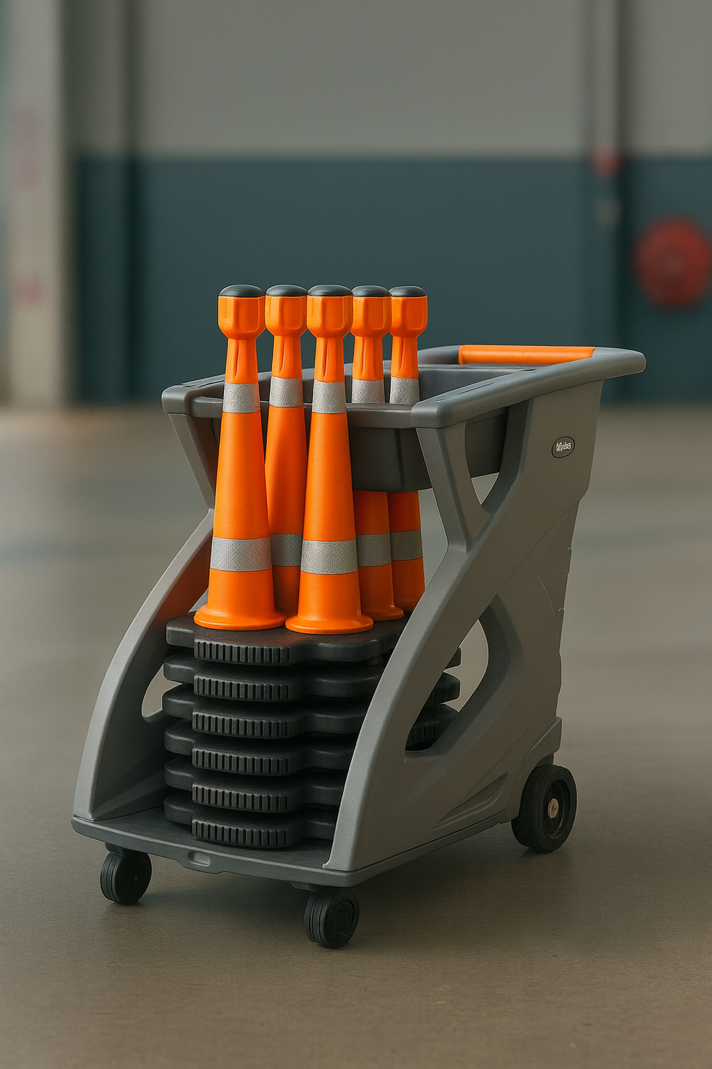 BarrierPlus® Orange Unicart – Modular Safety Barrier 2