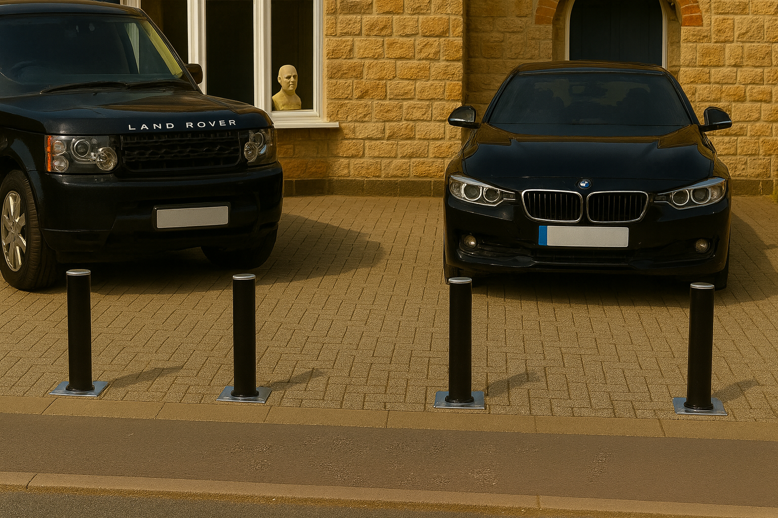 BarriersCo Heavy-Duty Telescopic Parking Post