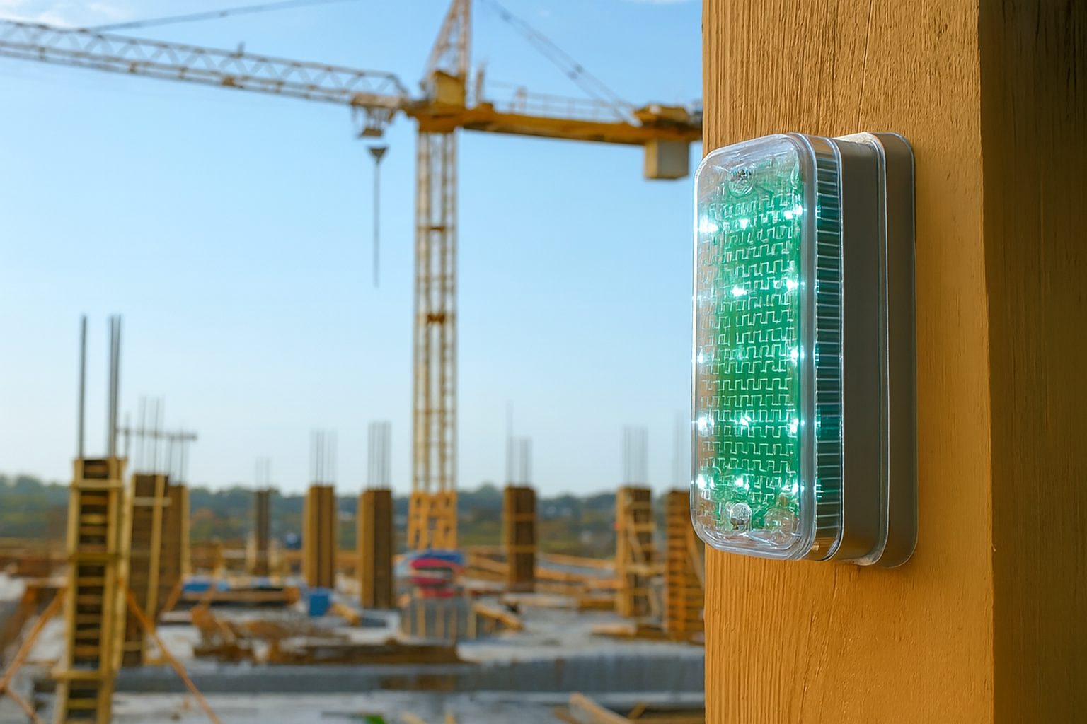 Battery-Powered Walkway Safety Light