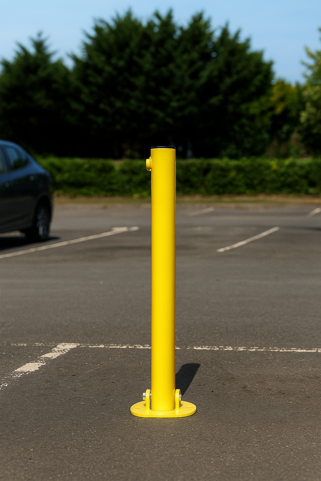 Bolt-Down Folding Parking Post 2
