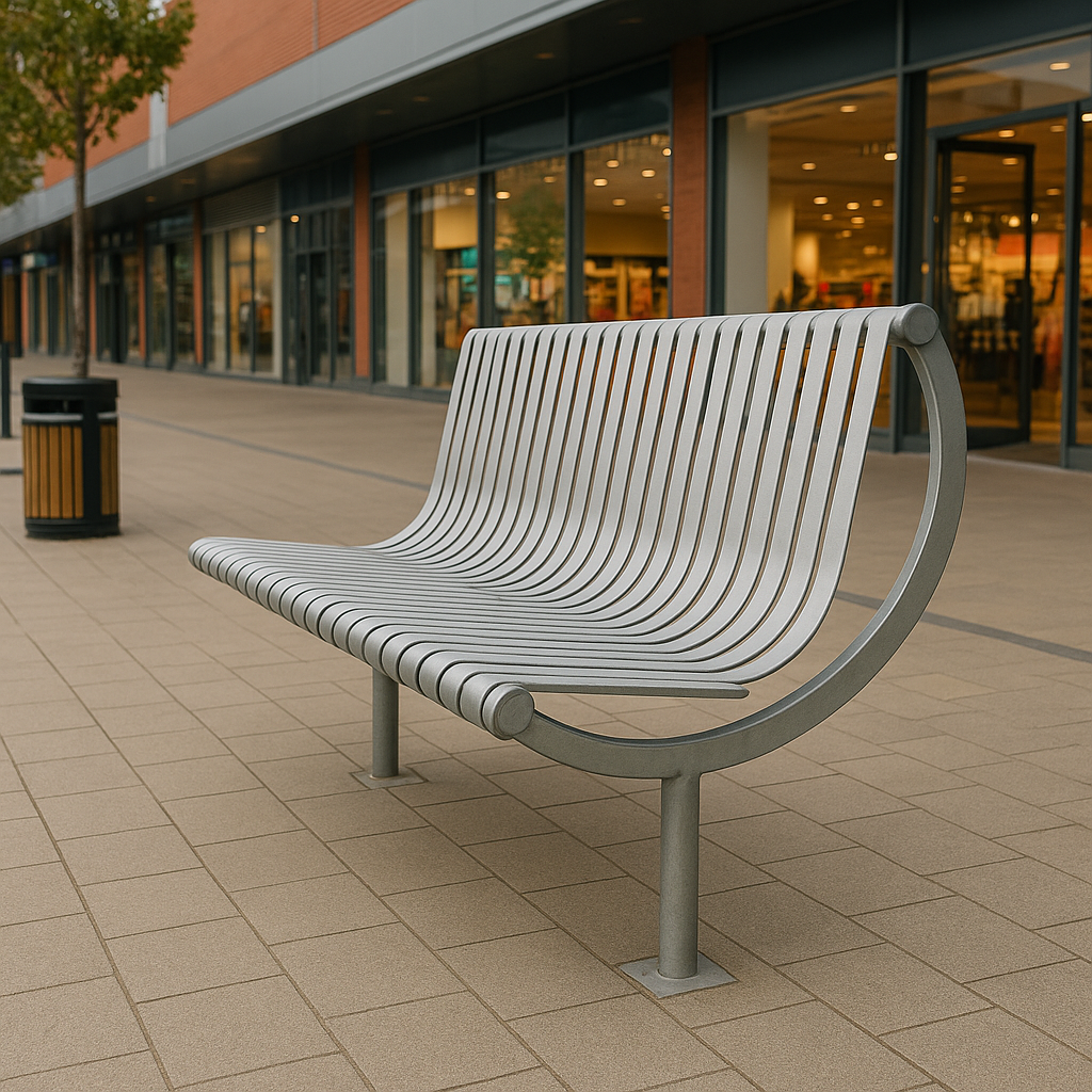 Duraforgix Steel Seat – 1750mm, Durable Public Seating for Schools, Parks & Centres 2