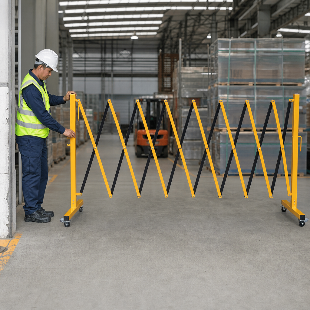 Expanding Gate on Wheels 3.6m for Crowd Control