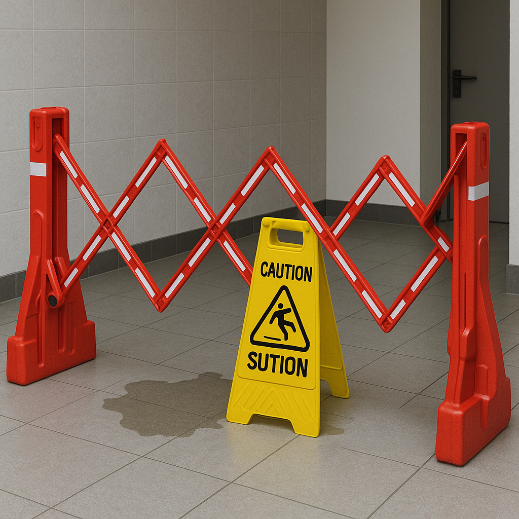 Extending PVC Safety Barrier 1