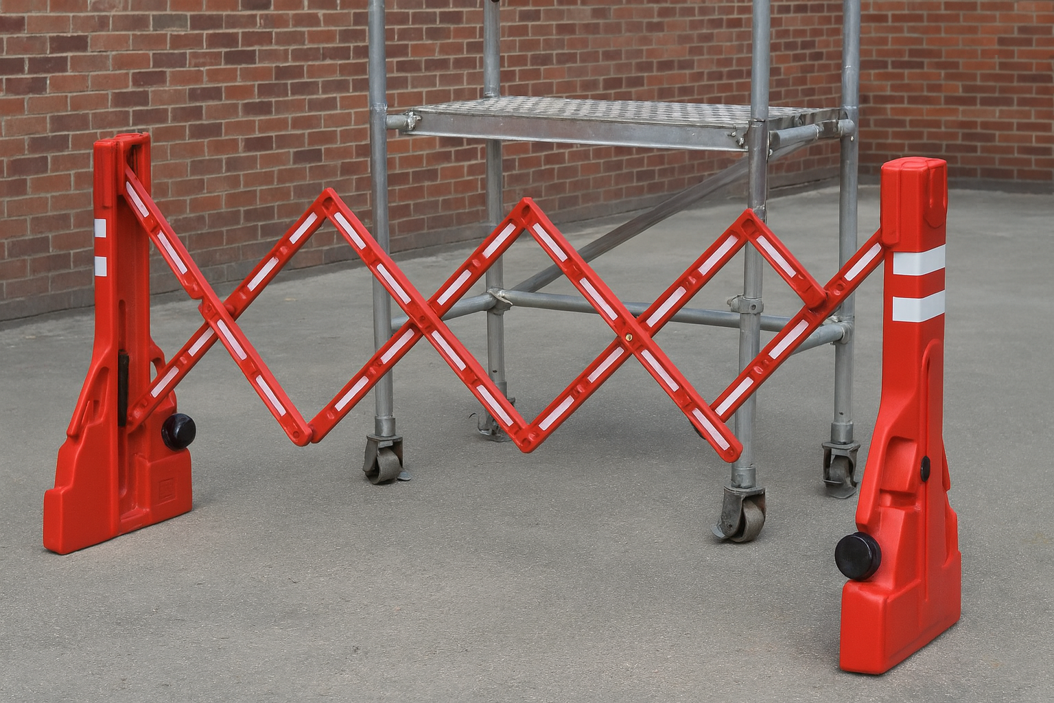 Extending PVC Safety Barrier 2