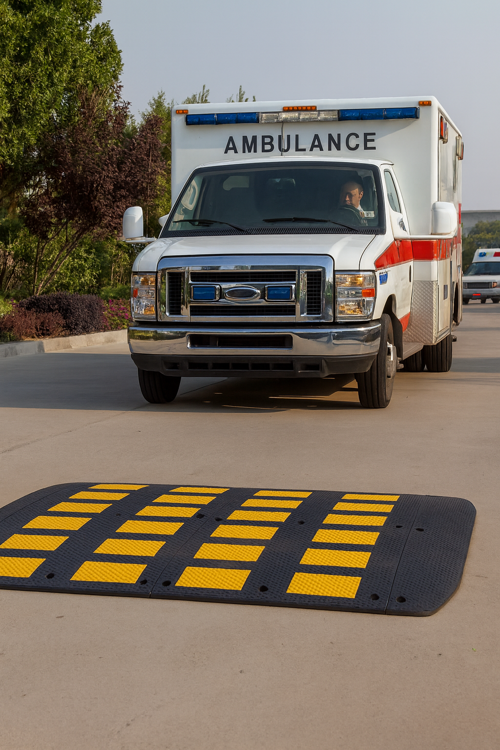 Extra-Wide 900mm Rubber Speed Bump 2